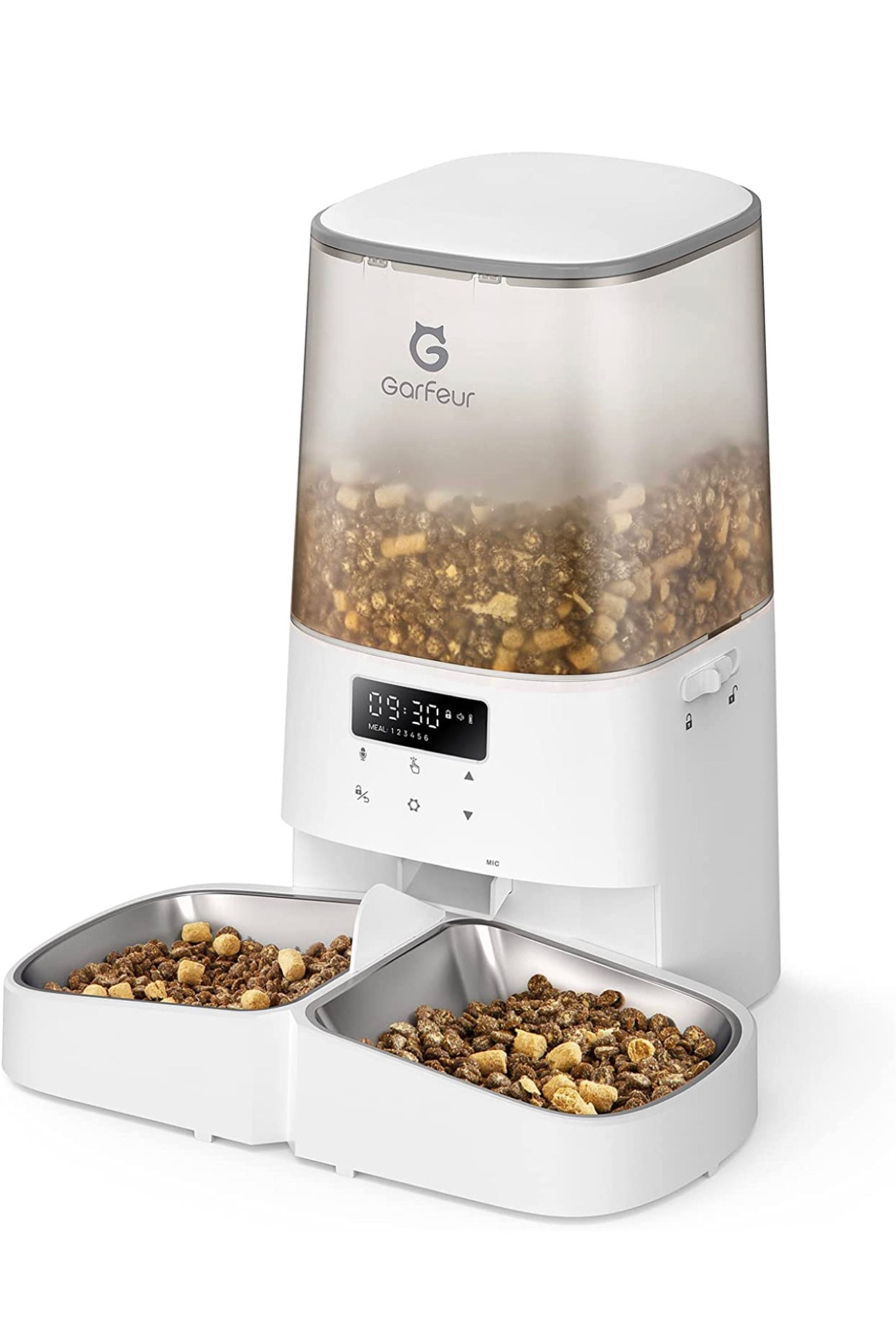 Garfeur Automatic Cat Feeders, Pet Food Dispenser with Memory Function, 21Cups/5L Timed Cat Feeder for Two Cats, 48 Portions 6 Meals Per Day for Cat and Dog, 2023 Upgrade

#LTKsalealert #LTKFind #LTKunder50