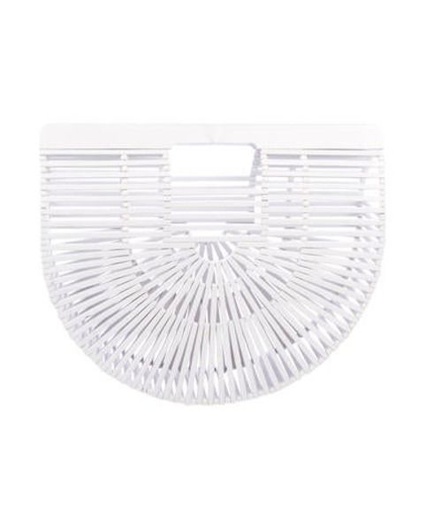 Cult Gaia Small Bamboo Ark Bag White | The RealReal