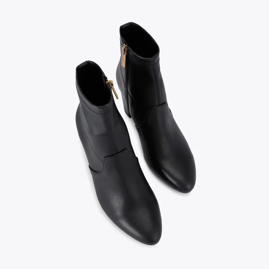 LANGLEY 80 ANKLE BOOT Black Leather Boots by KURT GEIGER LONDON | Kurt Geiger UK