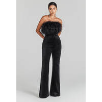 Nadine Merabi Colette Black Jumpsuit | Nadine Merabi