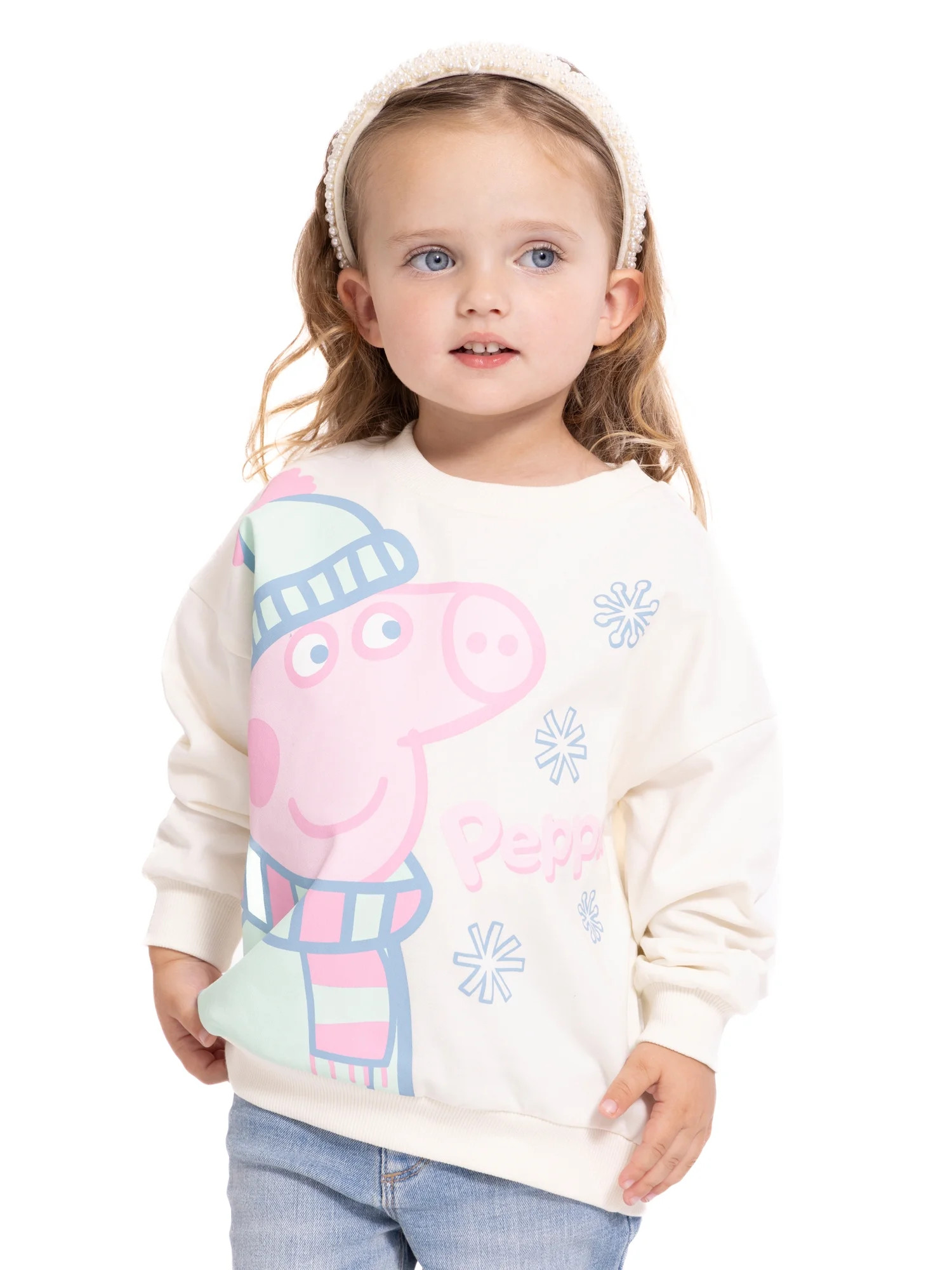 Peppa Pig Toddler Boys and Girls Graphic Sweatshirt, Sizes 12M-5T | Walmart (US)