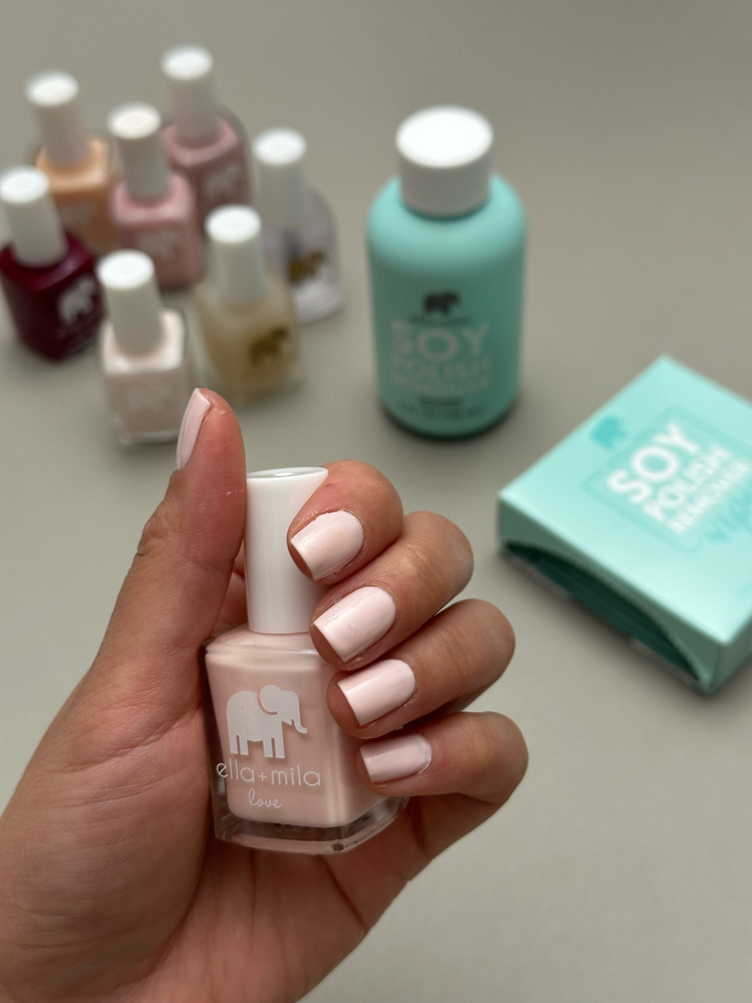 soft muted ballet pink 🩰 💅 the ‘it’ color of the summer! Check out @ellamila 17-free polish line & don’t miss their Soy polish remover (not acetone!) #ad

#LTKBeauty #LTKFindsUnder50 #LTKSeasonal
