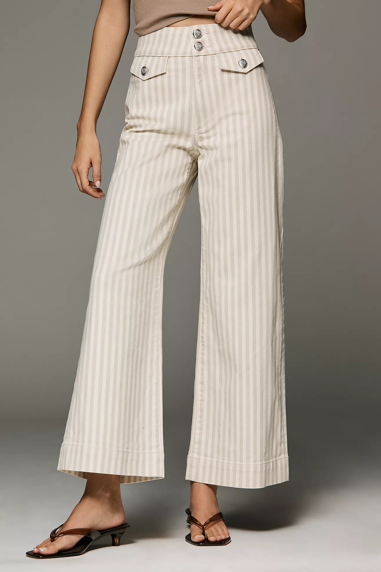 Joe's Jeans Ellia Ankle High-Rise Wide-Leg Jeans | Anthropologie (US)