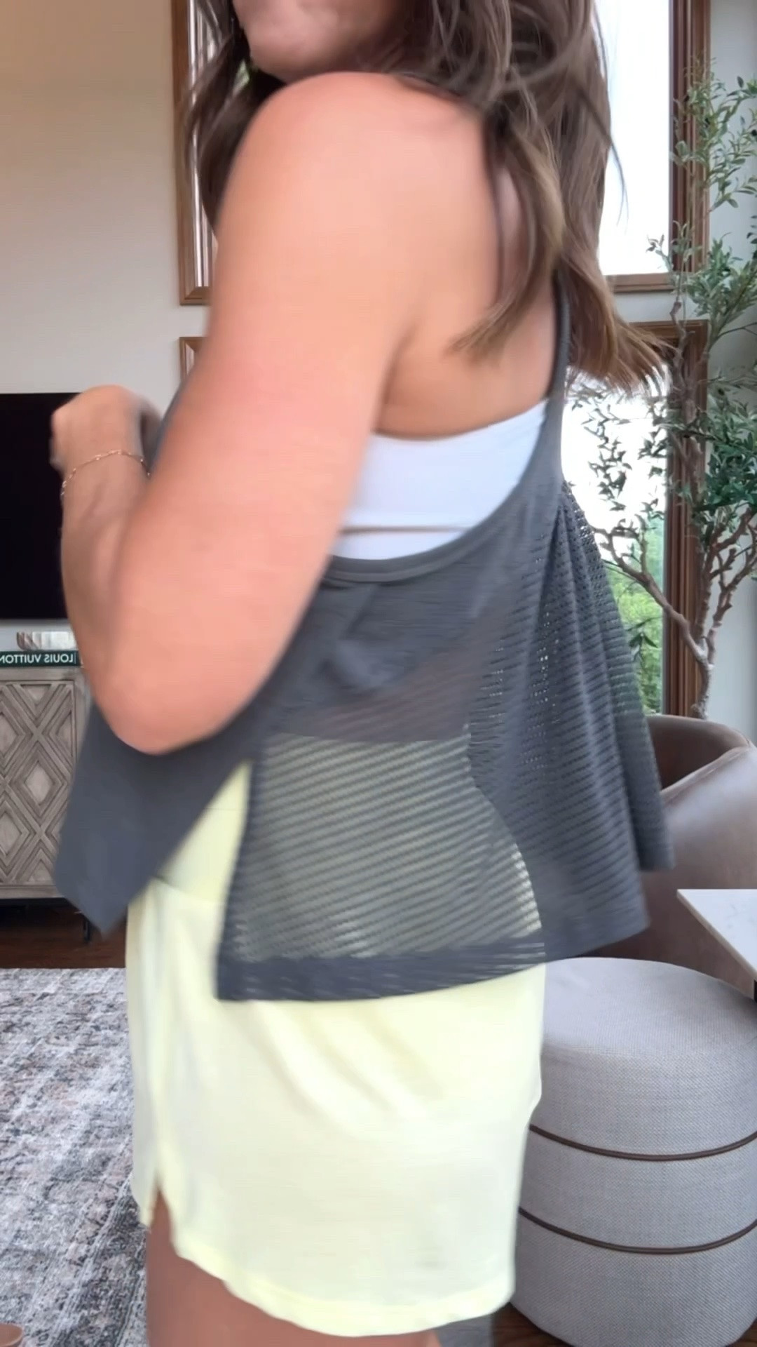 Fun workout details. 
Small in both. 
Light and airy.

#LTKActive #LTKfitnessgoals #LTKOver40