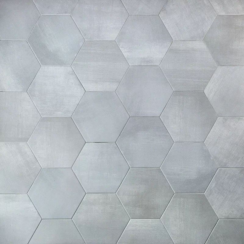 Langston 10" x 11" Porcelain Concrete Look Wall & Floor Tile | Wayfair North America