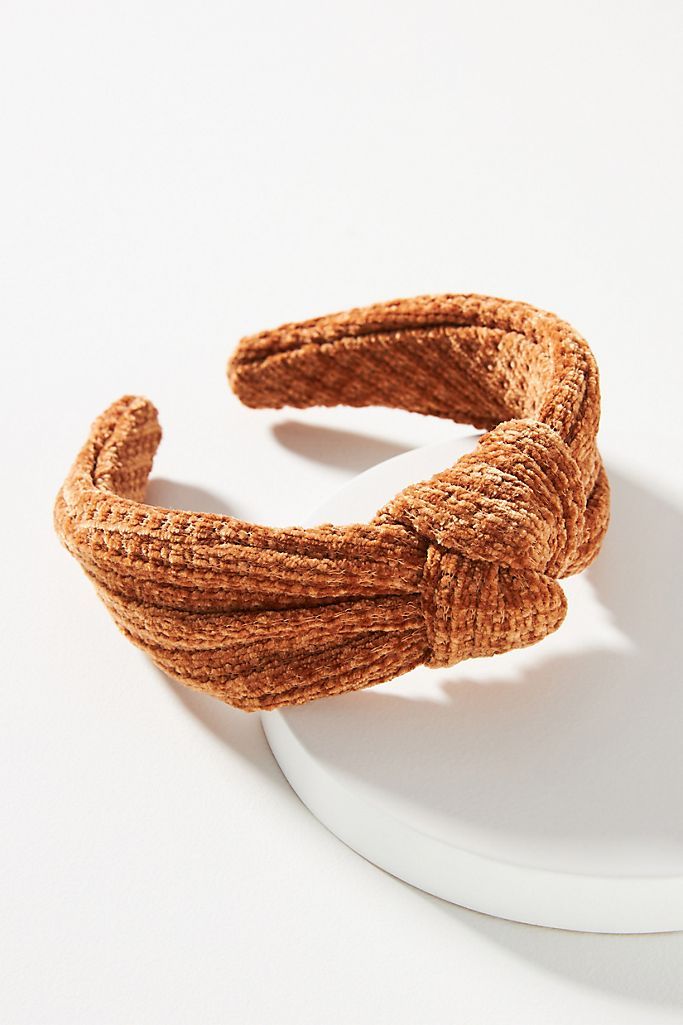 Hawley Chenille Knotted Headband | Anthropologie (US)