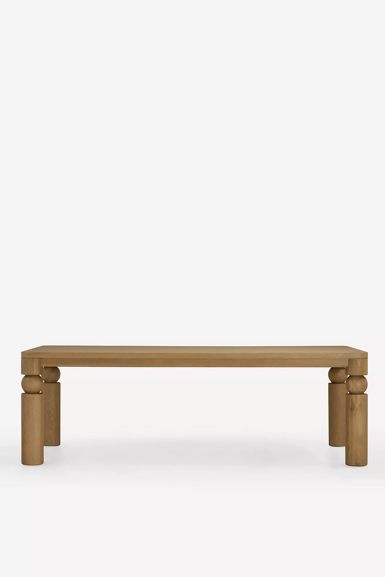 Cas Rectangular Turned Wood Dining Table | Anthropologie (US)