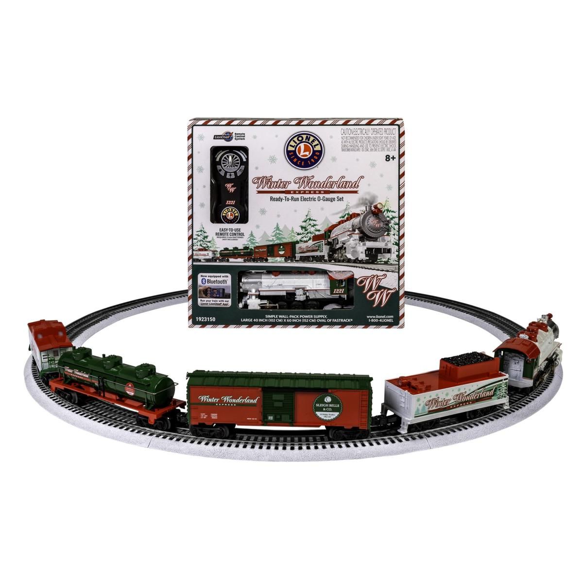 Lionel Winter Wonderland Electric O Gauge Train Set wRemote, Bluetooth - 9826755 | HSN | HSN