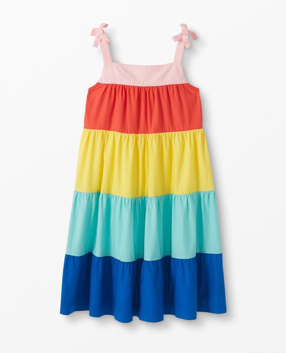 Colorblock Twirl Dress | Hanna Andersson
