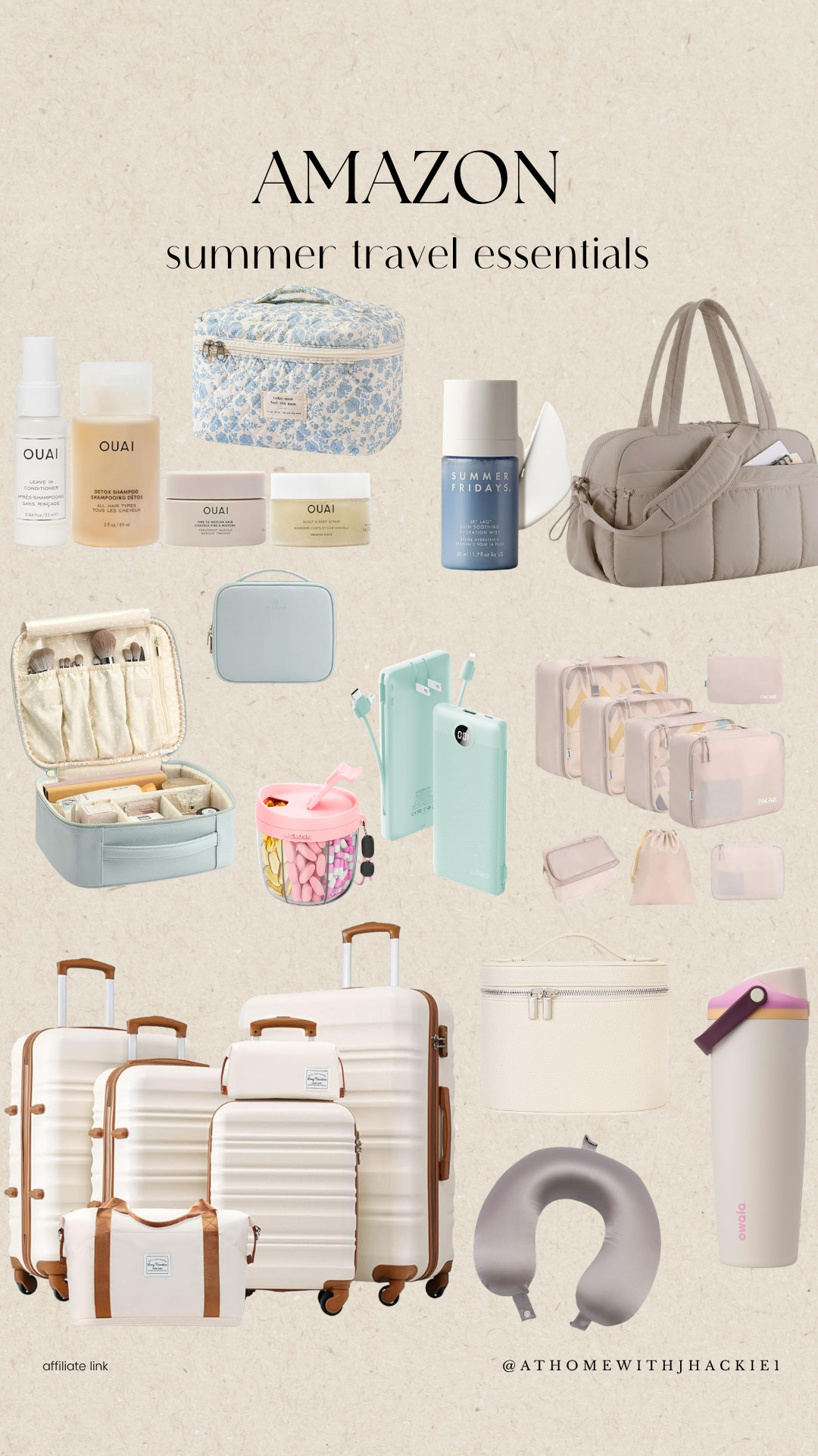 Amazon travel essentials, summer travel must haves, travel organization amazon, packing cubes set, toiletry bags travel, carry on luggage set, travel skincare essentials, ouai travel size, summer fridays skincare, travel makeup bag organizer, portable charger travel, travel accessories women, airport outfit essentials, amazon travel finds 2026 

 

#LTKTravel