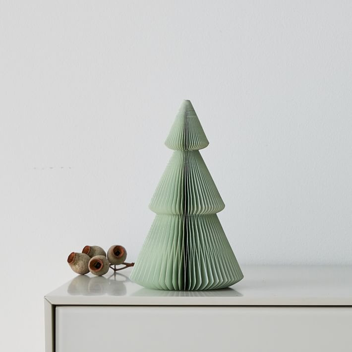 Neutral Accordion Paper Trees | West Elm (US)