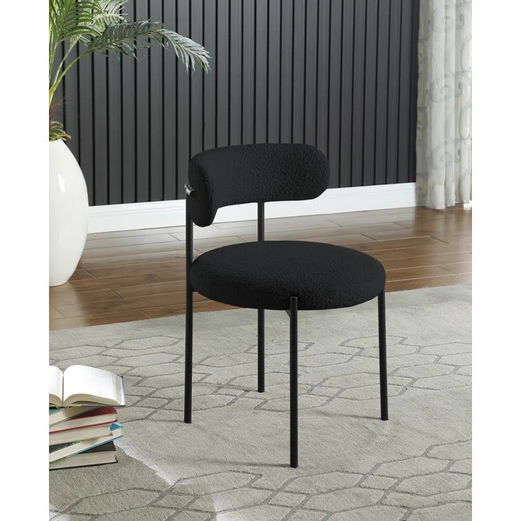 Boucle Upholstered Side Chair (Set of 2) | Wayfair North America