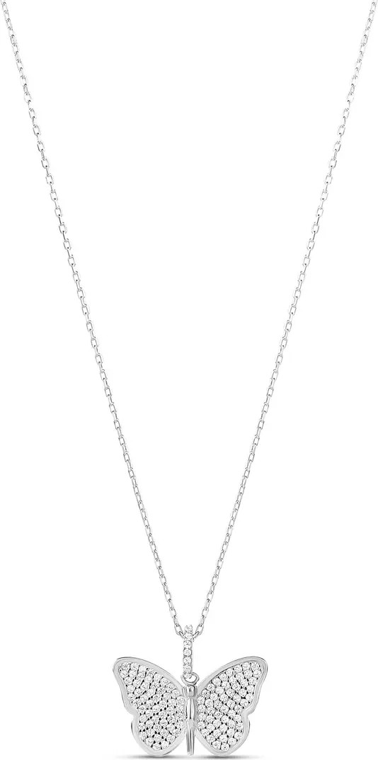 Pavé Butterfly Pendant Necklace | Nordstrom