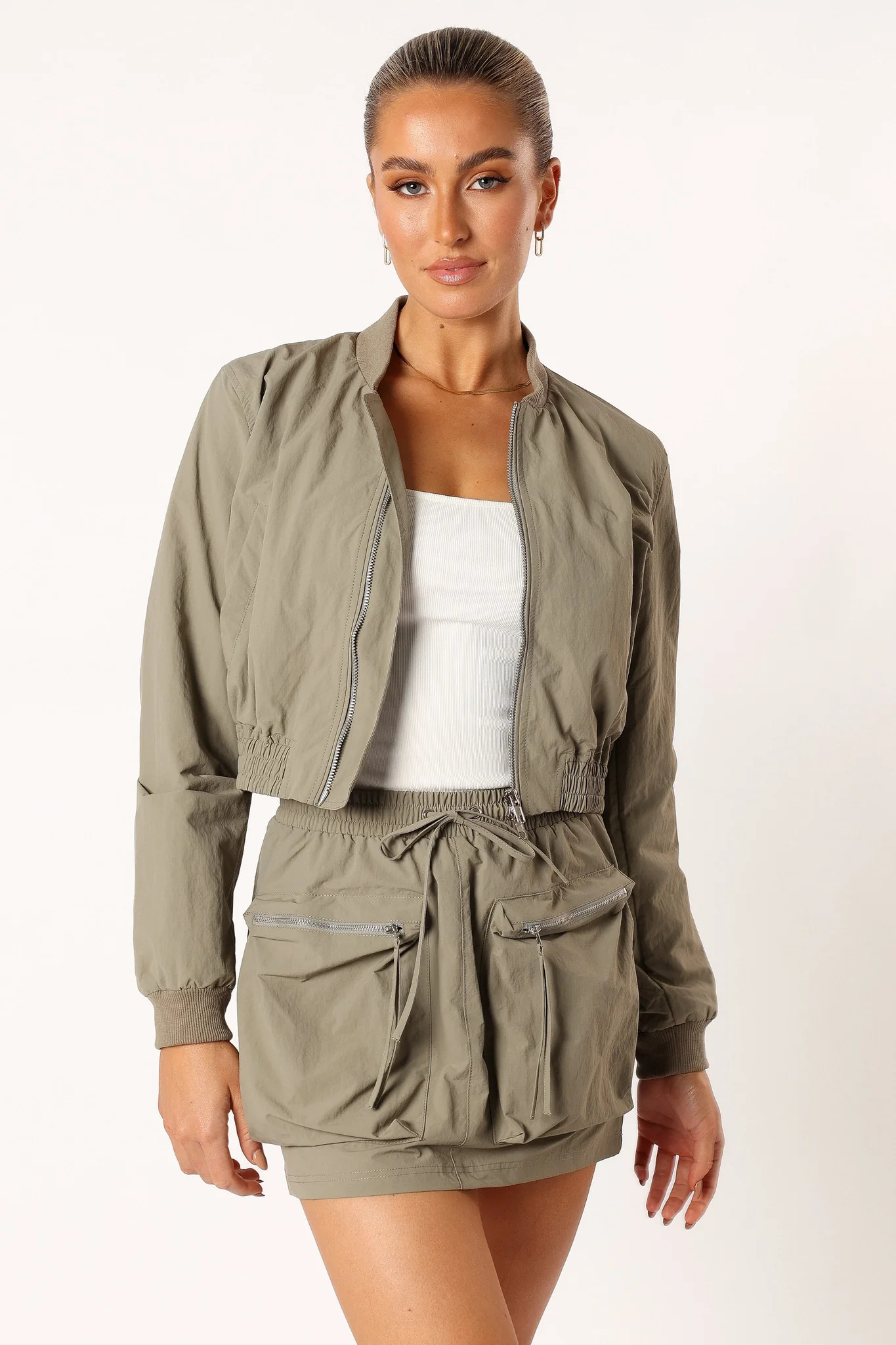Freddie Two Piece Set - Light Olive | Petal & Pup (US)