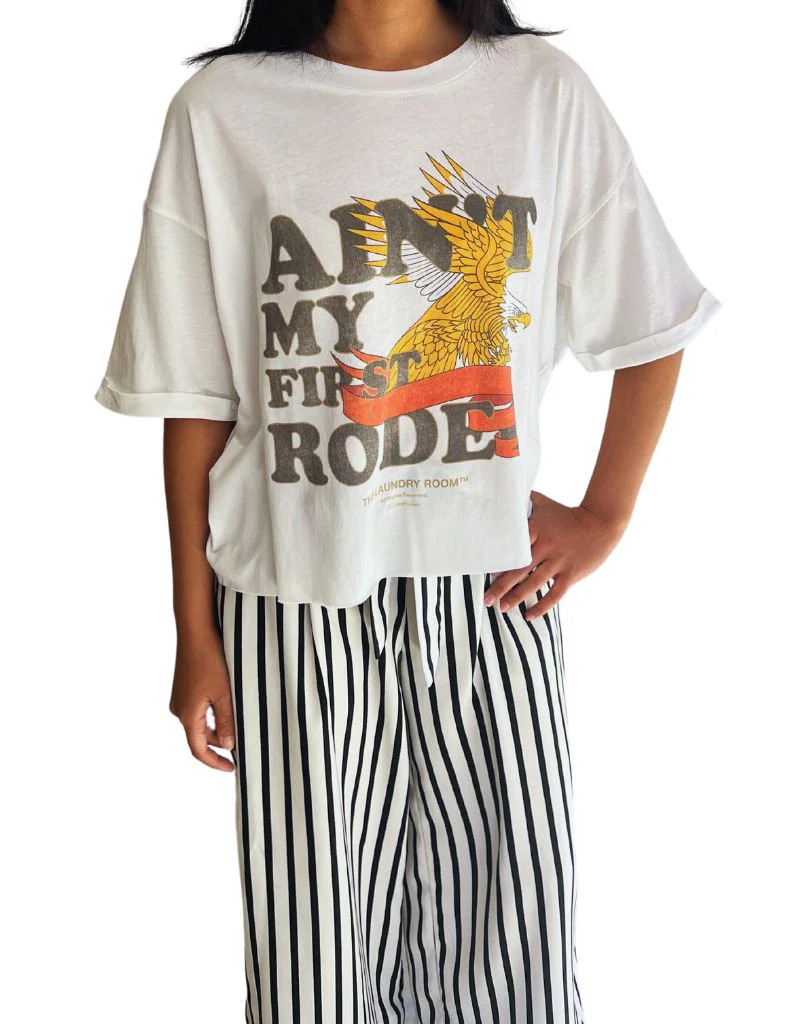 The Laundry Room Rodeo Queen Crop Oversize Tee | Ambiance