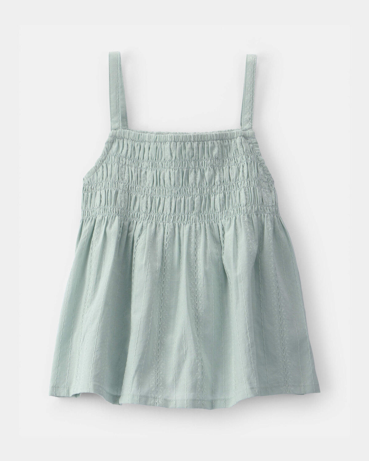 Girls Smocked Tank Top - Green | Carter's Inc