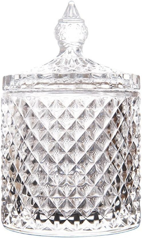 Home Basic Food Storage Organization Set-Crystal Diamond Faceted Jar With Crystal Lid,Suitable as... | Amazon (US)