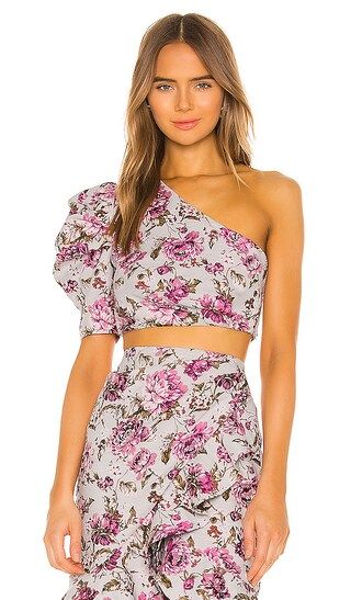 Michael Costello x REVOLVE Vessi Top en Pink Floral from Revolve.com | Revolve Clothing (Global)