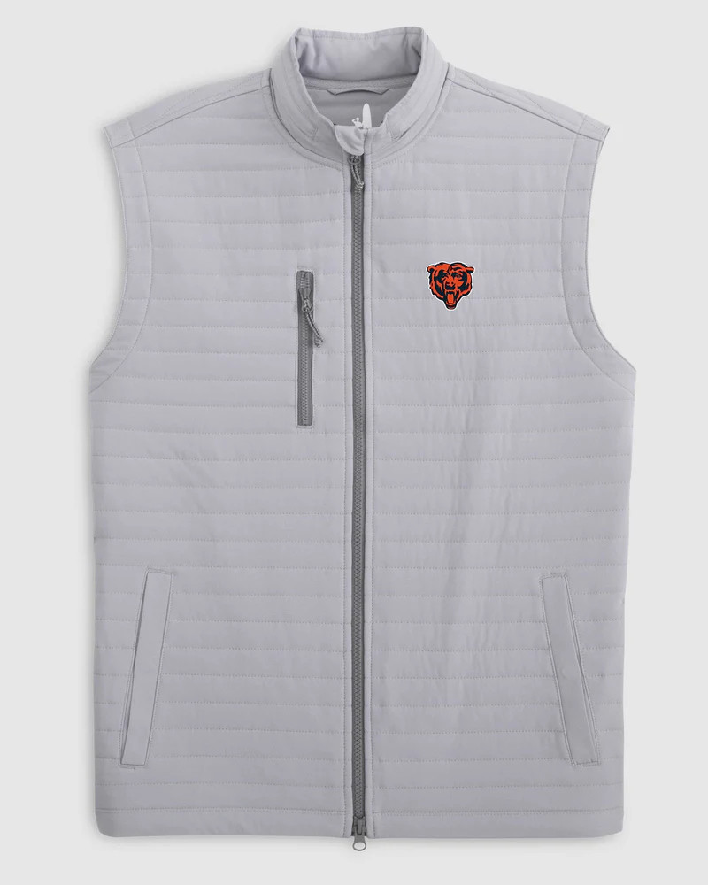 Chicago Bears Crosswind Quilted Performance Vest | johnnie O