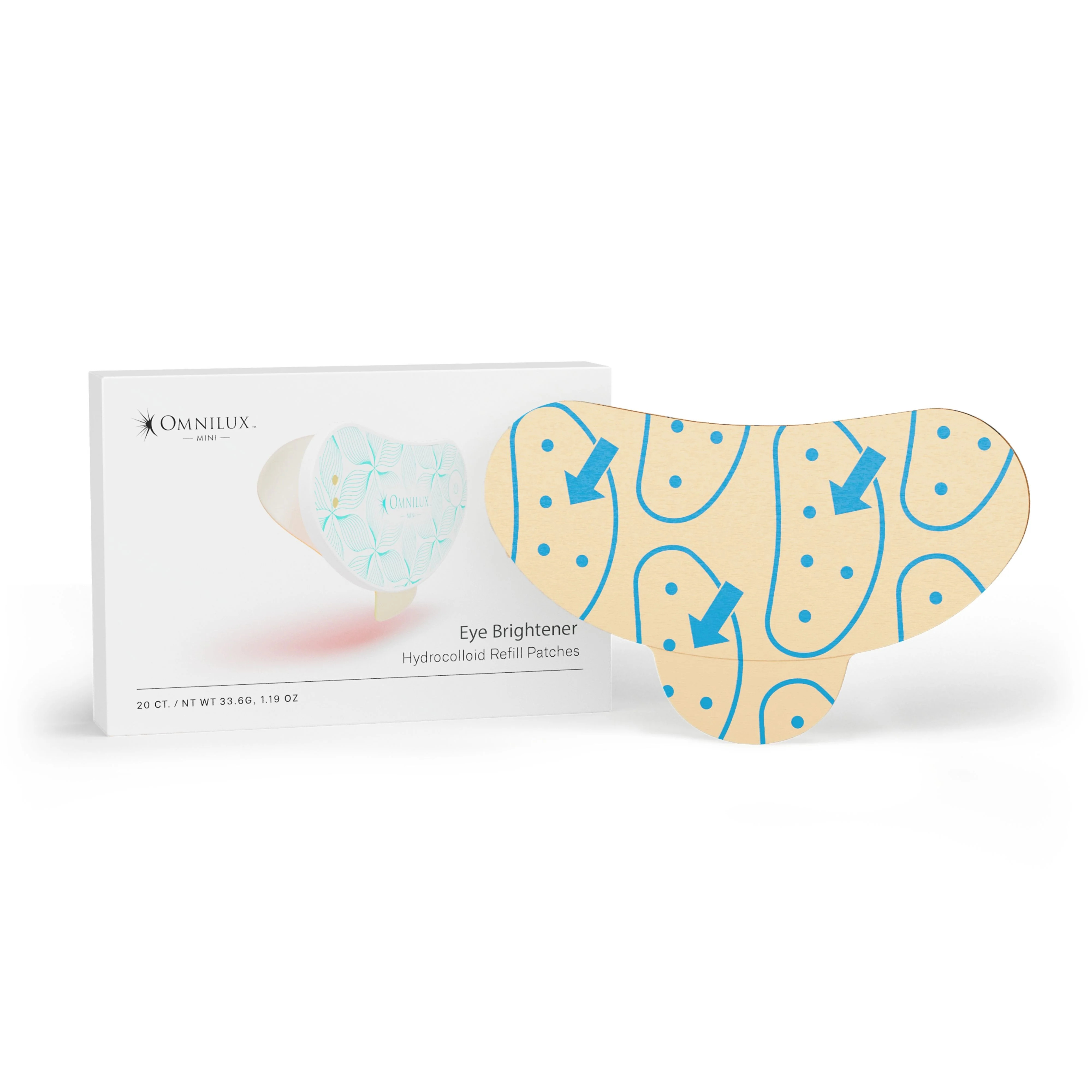 Eye Brightener Hydrocolloid Refill Patches (20 ct) | Omnilux