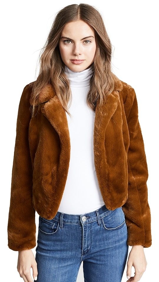 BLANKNYC Cropped Faux Fur Jacket | SHOPBOP | Shopbop