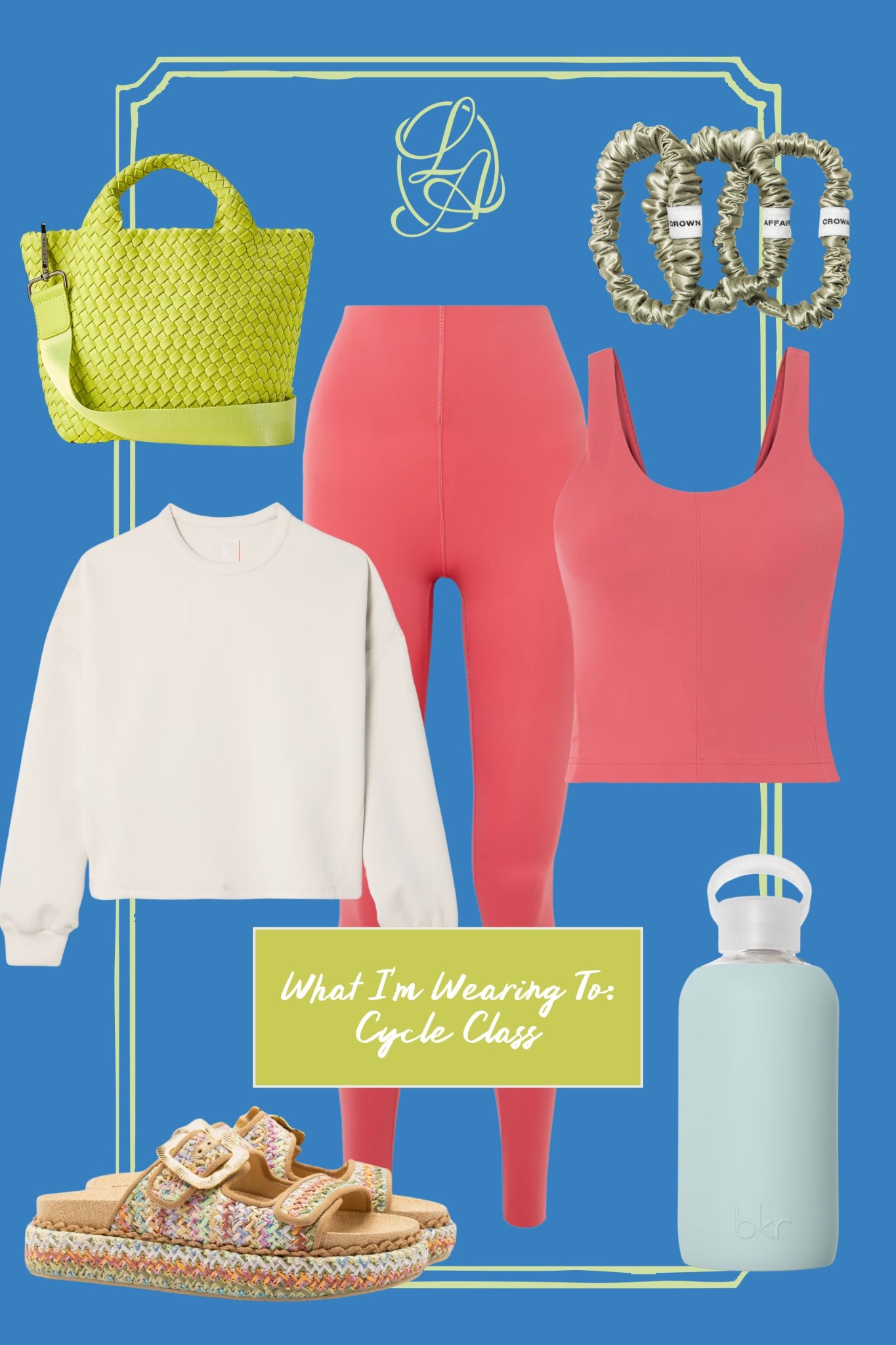 Cycle Class outfit, love this red set!