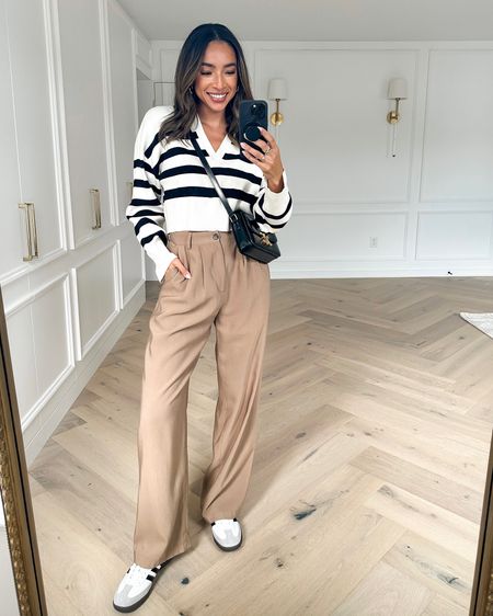 Code NENA25 for 25% off at petal and pup! Size Small in striped sweater and size 4 in brown pants ($51 with code!)



Fall outfit
Fall casual outfit
Trousers outfit 


#LTKfindsunder100 #LTKstyletip #LTKfindsunder50