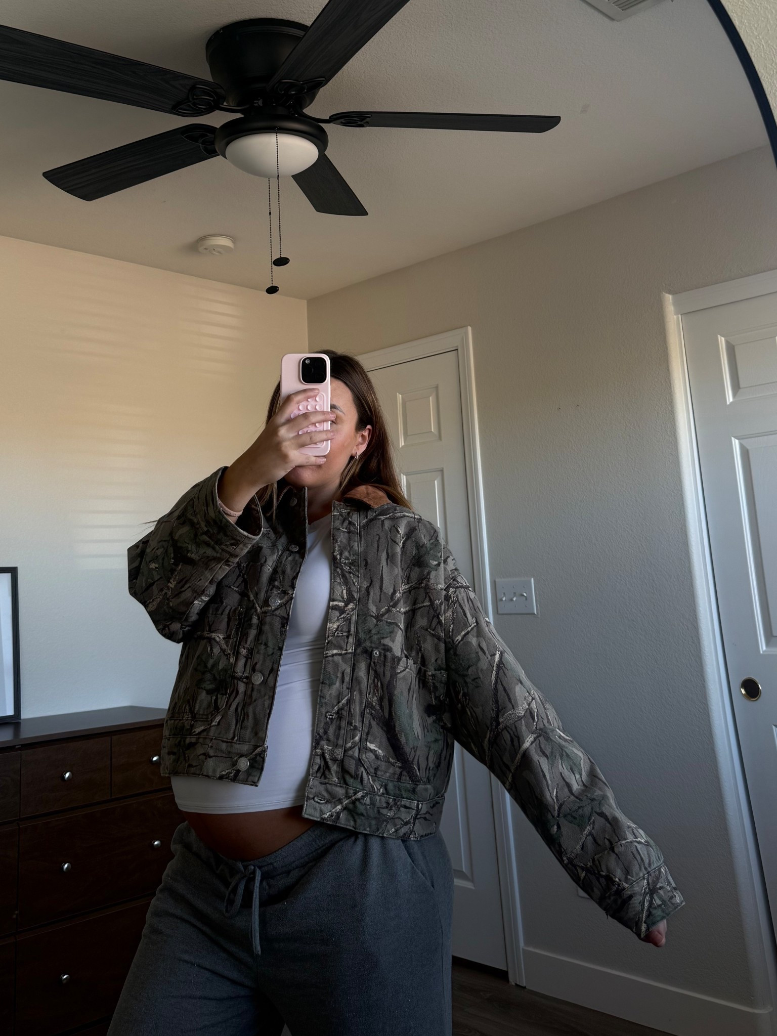 Wearing a size medium jacket! 