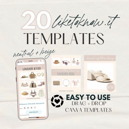ETSY: Content Creation Templates 📲 

Some of my favourite templates, already done for you & easily customized by you- for everything from LTK, blog’s & more! These are great to get your content a new aesthetic for the Holiday season, as well as overall being an easier way to get your posts up & looking professional! Feel free to check out my ‘DIGITAL’ collection for more of my favourites!💫

#LTKstyletip #LTKfindsunder100 #LTKHoliday