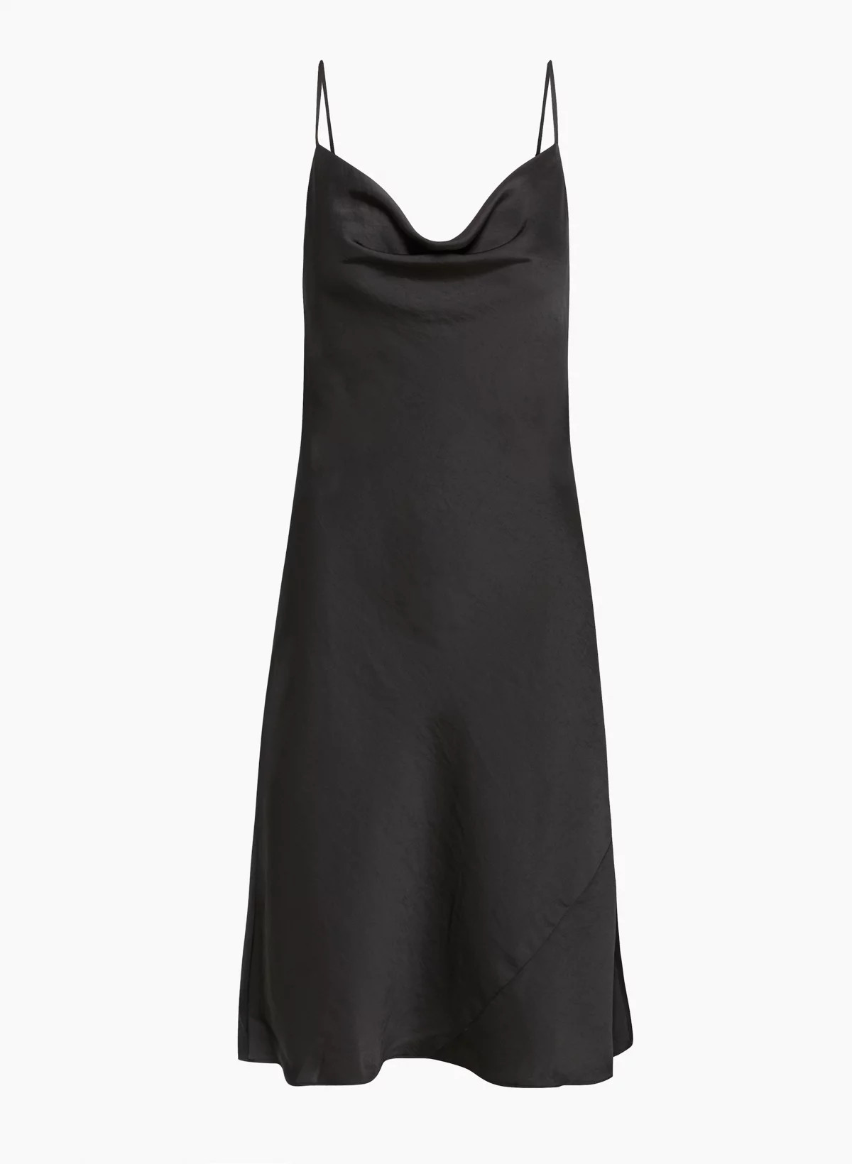 ONLY SATIN COWLNECK SLIP DRESS | Aritzia