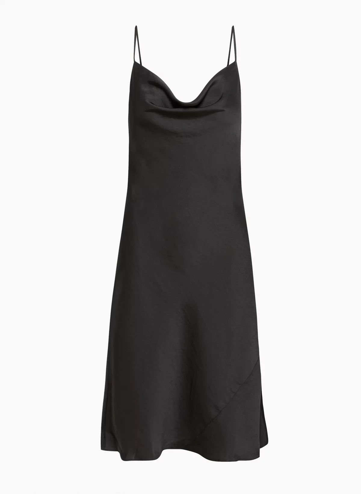 ONLY SATIN COWLNECK SLIP DRESS | Aritzia