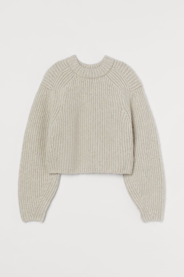 H & M - Alpaca-blend Sweater - Beige | H&M (US + CA)