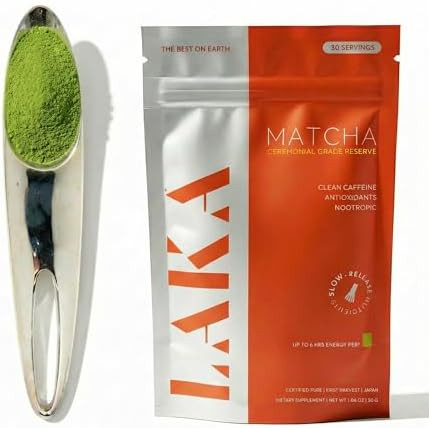 LAKA Matcha™ Ceremonial-Grade Japanese Green Tea Powder 30g Pure Wazuka Matcha, Rich in Antioxi... | Amazon (US)