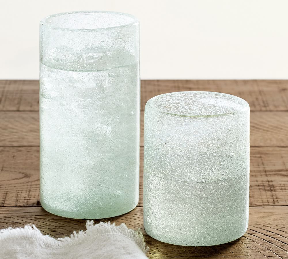 Handcrafted Recycled Sea Glass Drinking Glasses | Pottery Barn (US)