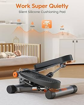 Niceday Steppers for Exercise, Stair Stepper with Resistance Bands, Mini Stepper with 300LBS Load... | Amazon (US)