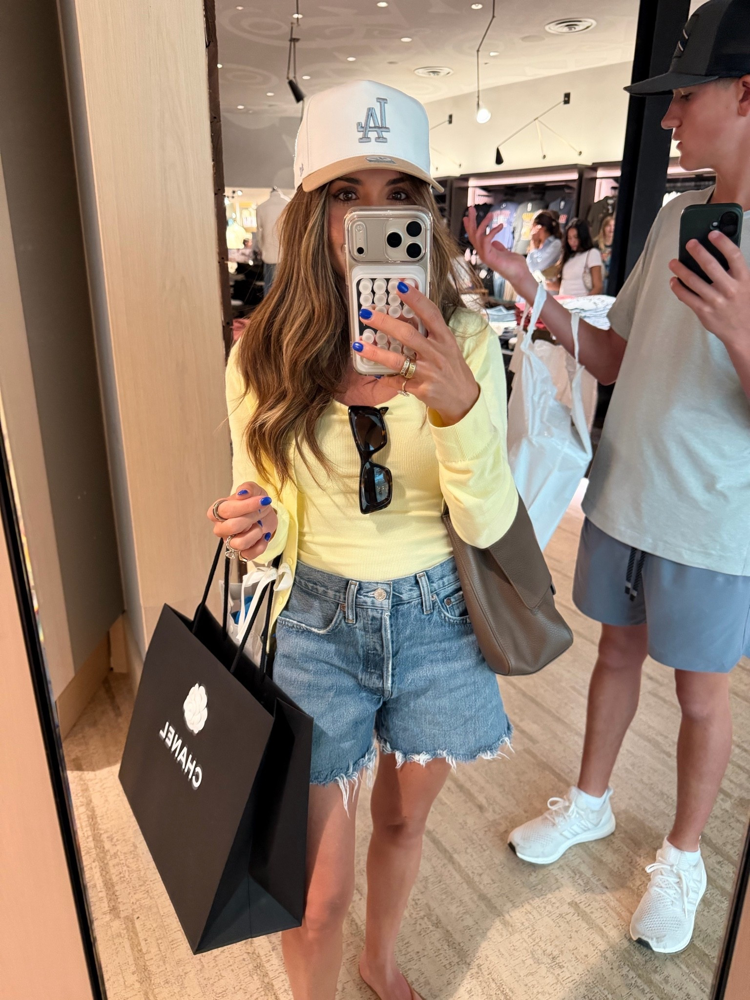 What I wore shopping in Orlando - xs in top and cardigan, 25 in shorts @Aritzia @Shopbop

#LTKPetite #LTKOver40 #LTKootd