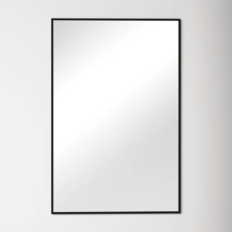 Glasgow Rectangle Metal Wall Mirror | Wayfair North America