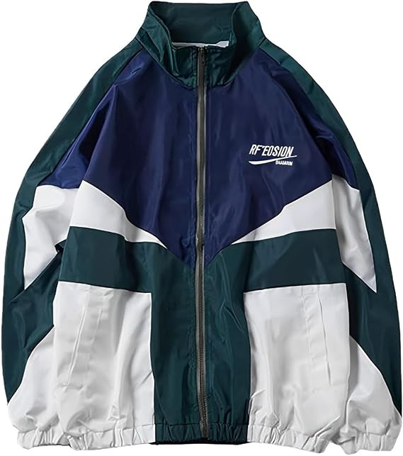 Wyeysyt Women Windbreaker Jacket Y2k Varsity Oversized Jacket | Amazon (US)
