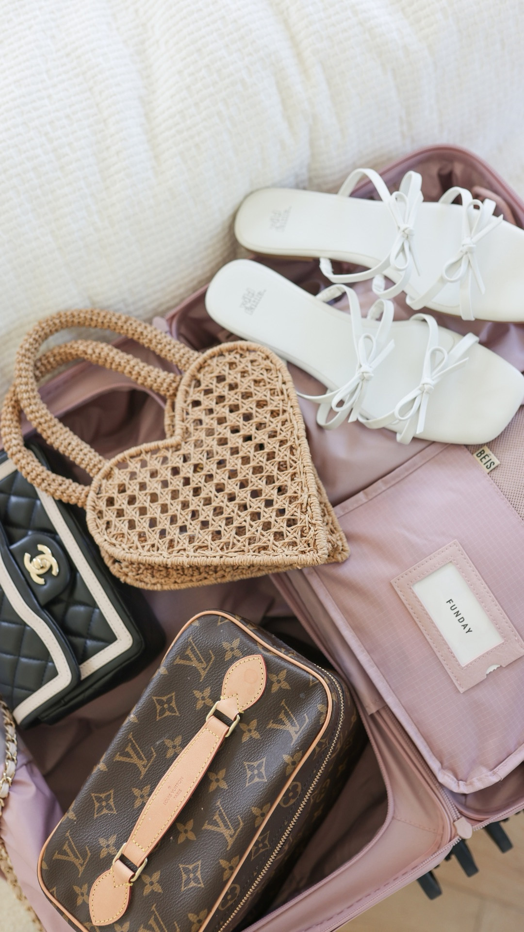 Pack my luggage with me! A lot of my beis pieces are on sale today! 

Packing, packing tips, pack with me, pink luggage, beis luggage 

#LTKSaleAlert #LTKTravel