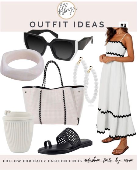 Fashion finds
White dress
Sandals 
Tote bag #LTKU

#LTKStyleTip #LTKSeasonal #LTKSaleAlert