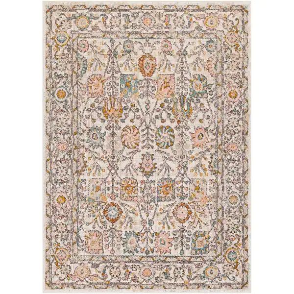 Artistic Weavers Willa Bordered Floral Area Rug | Bed Bath & Beyond