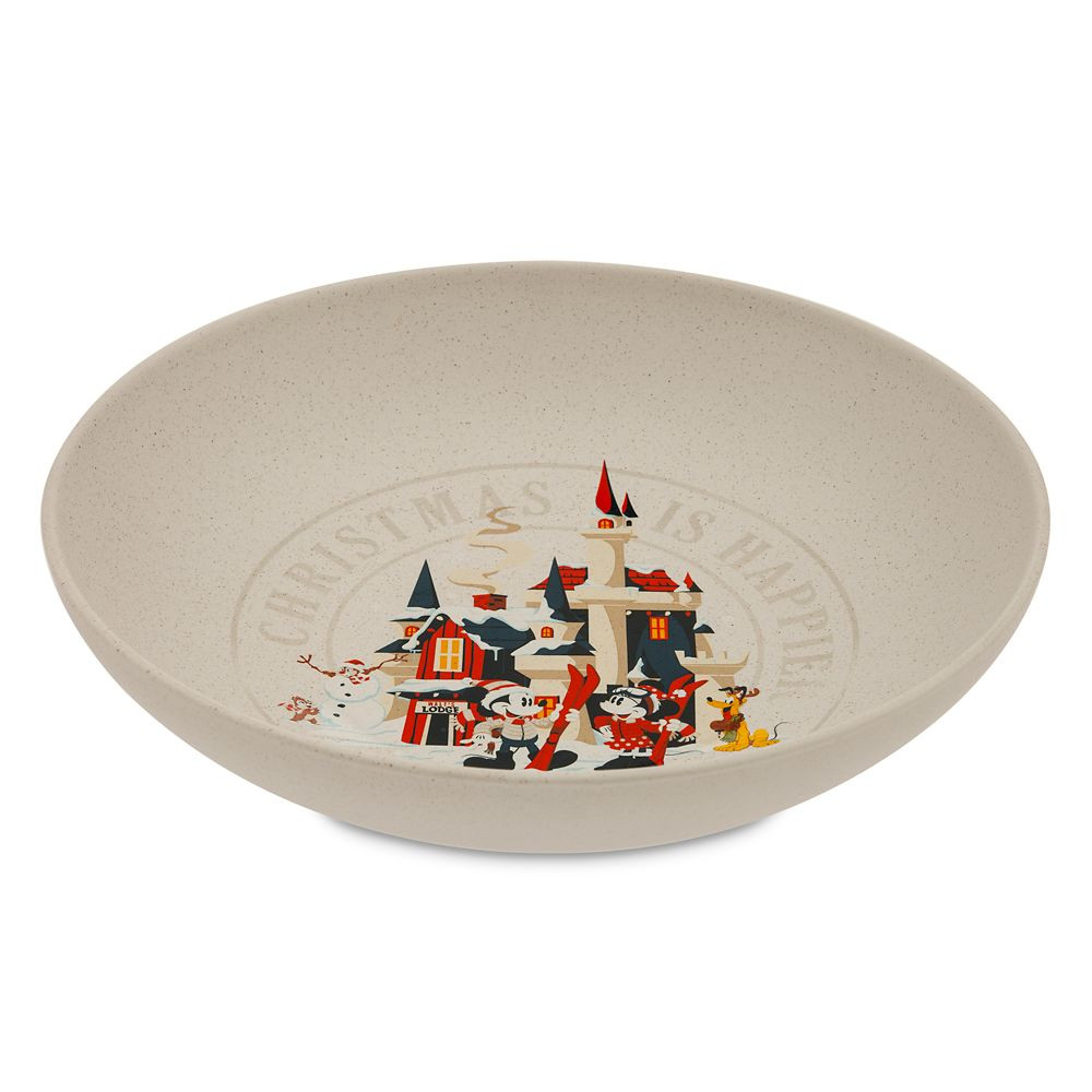 Mickey Mouse and Friends Holiday Serving Bowl | Disney Store