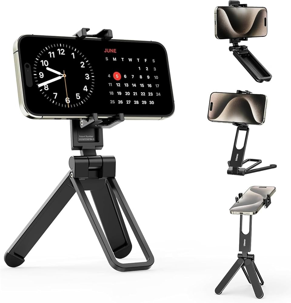 ULANZI MA26 Foldable Phone Tripod - Pocket Cell Phone Vlog Video Tripod Handle Aluminium Smartpho... | Amazon (US)