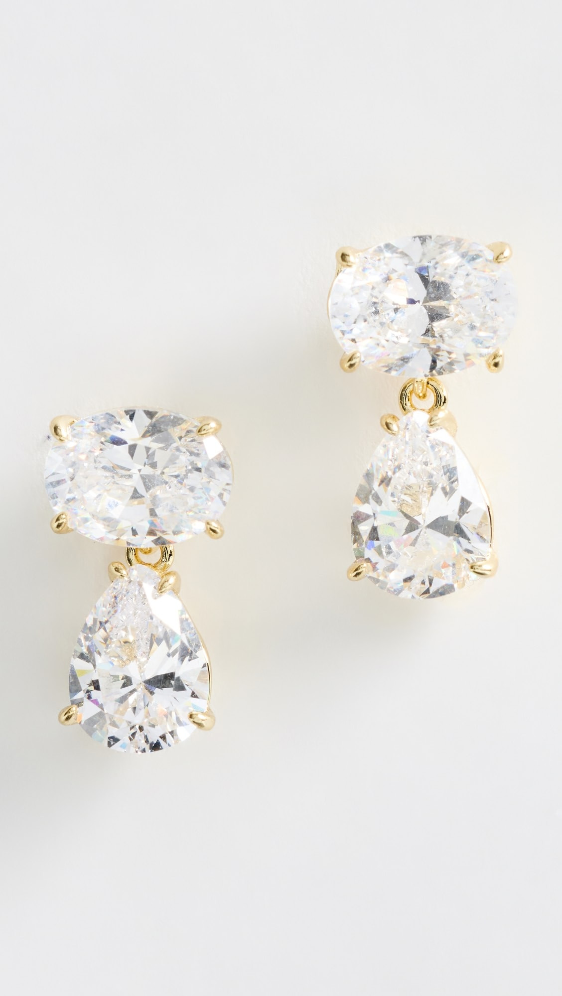 Oval Pear Drop Earrings | Shopbop