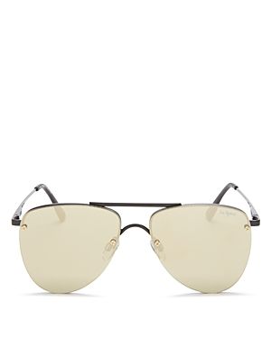 Le Specs The Prince Frameless Mirrored Aviator Sunglasses, 57mm | Bloomingdale's (US)