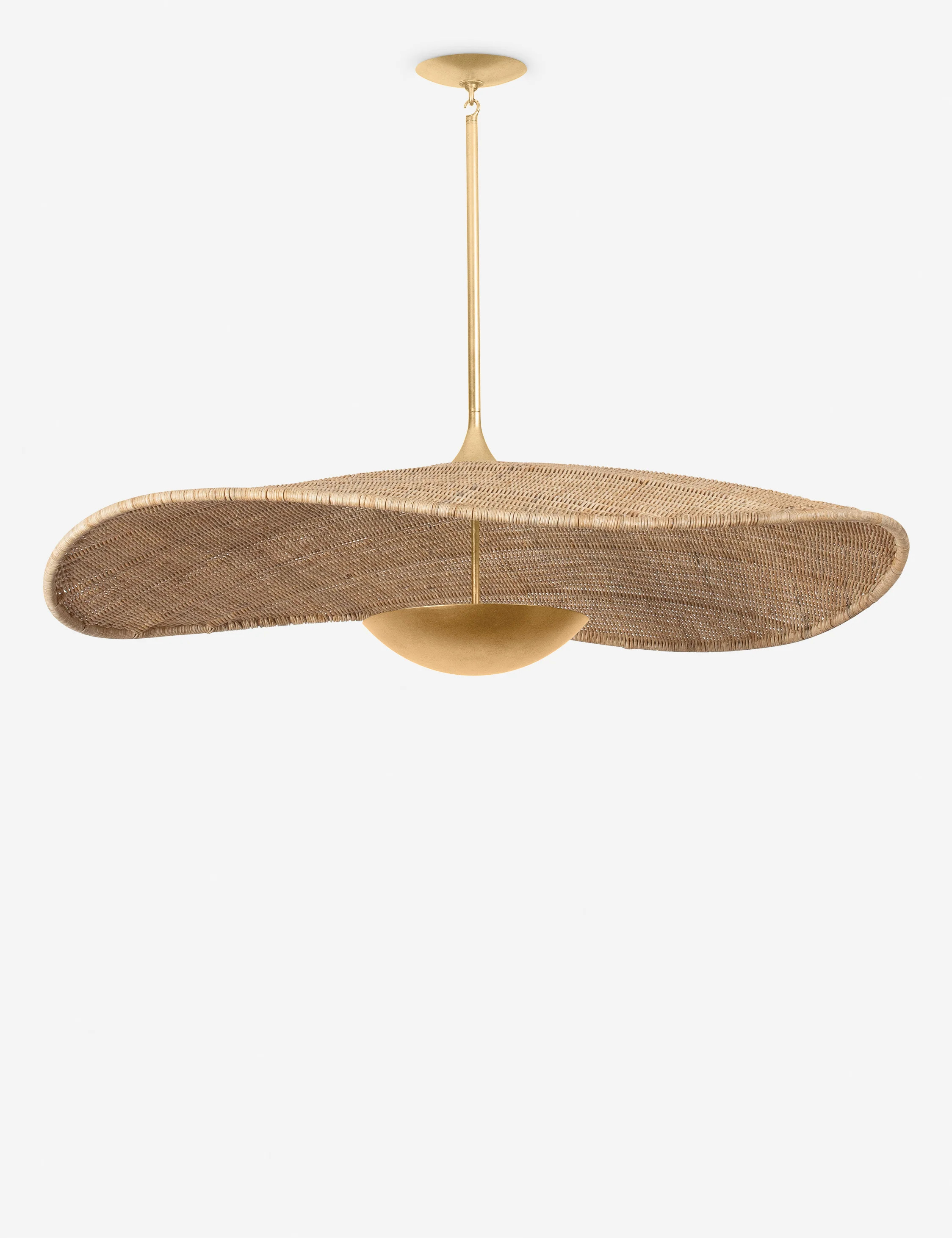 Ang Pendant Light, Natural, 52"Dia | Lulu and Georgia 