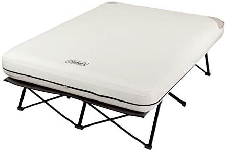 Coleman Camping Cot, Air Mattress, and Pump Combo | Folding Camp Cot and Air Bed with Side Tables... | Amazon (US)