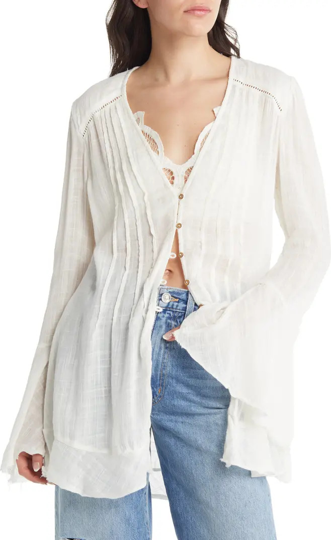 Free People Women's Greta Gauze Blouse | Nordstrom | Nordstrom Canada