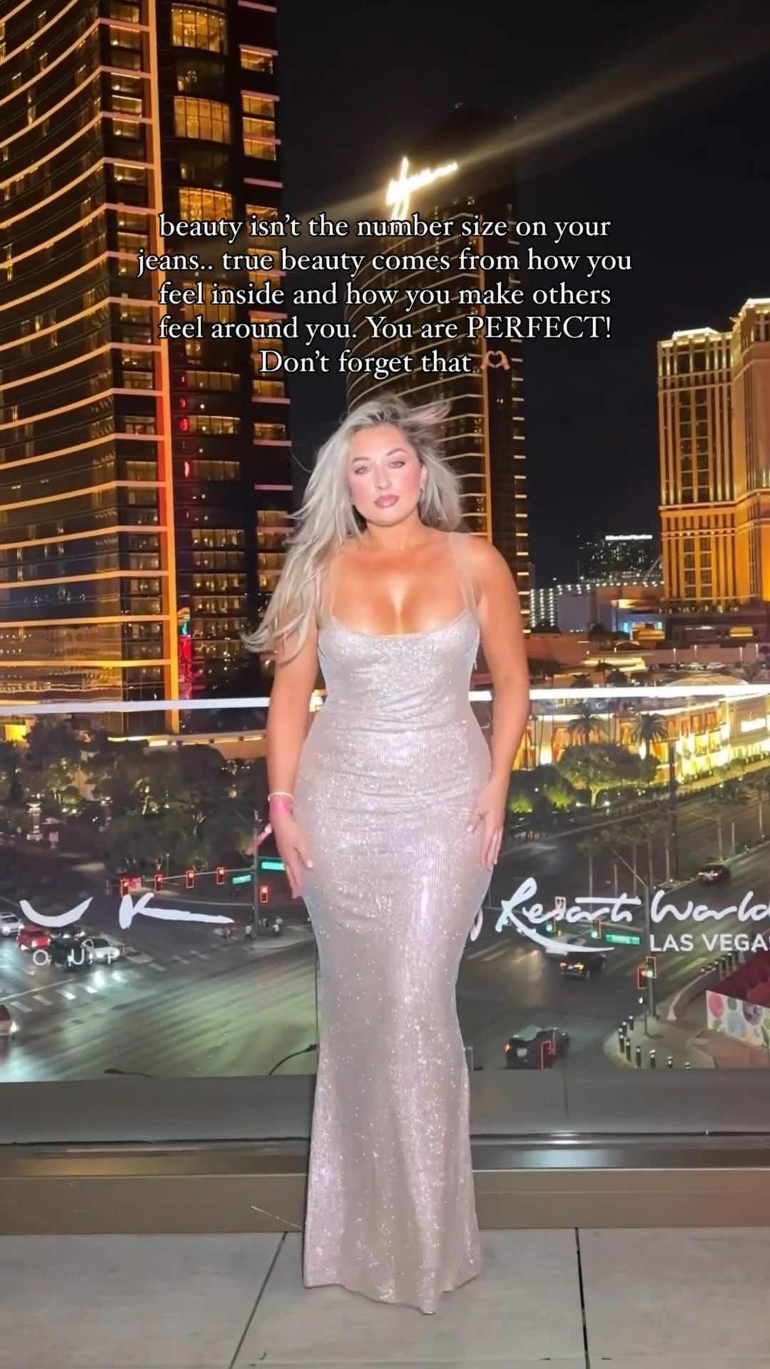 The ultimate sparkle dress! Perfect for a special event. Wearing a size large. 

#LTKHoliday #LTKMidsize #LTKStyleTip