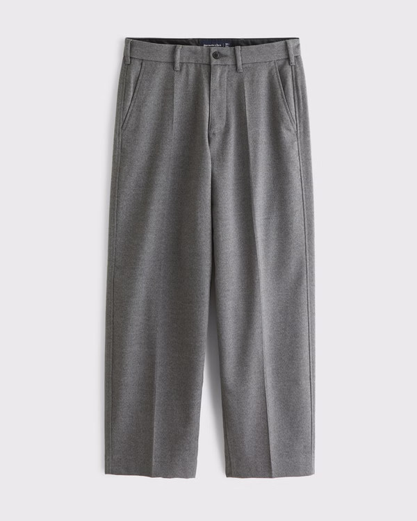Men's Brushed Woven Baggy Trouser | Men's Bottoms | Abercrombie.com | Abercrombie & Fitch (US)